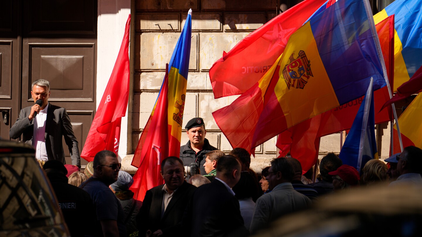 Moldova bars 2 pro-Russian parties from key parliamentary election