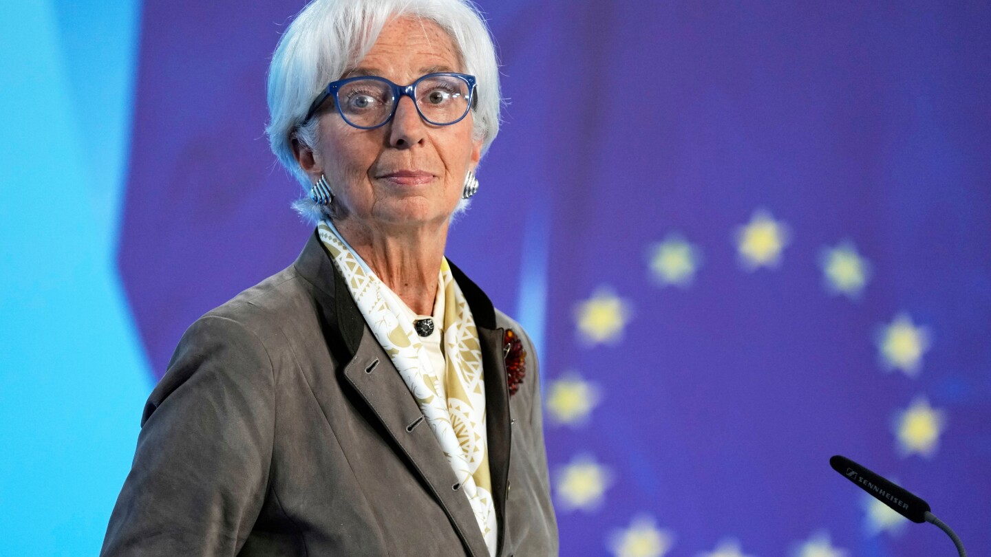 Europe's top central banker says economy holding up better than expected in face of Trump tariffs