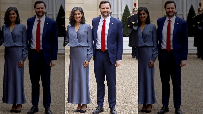 Usha and JD Vance in France