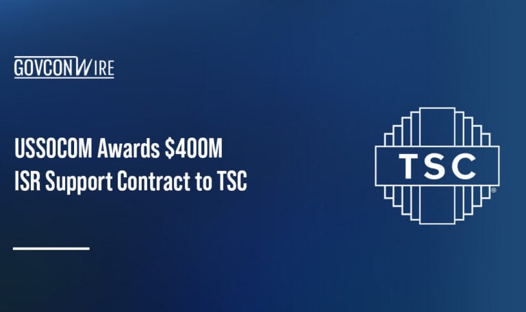 Technology Service Corp. logo. USSOCOM awarded TSC a contract with a ceiling of $400 million for ISR services and supplies.