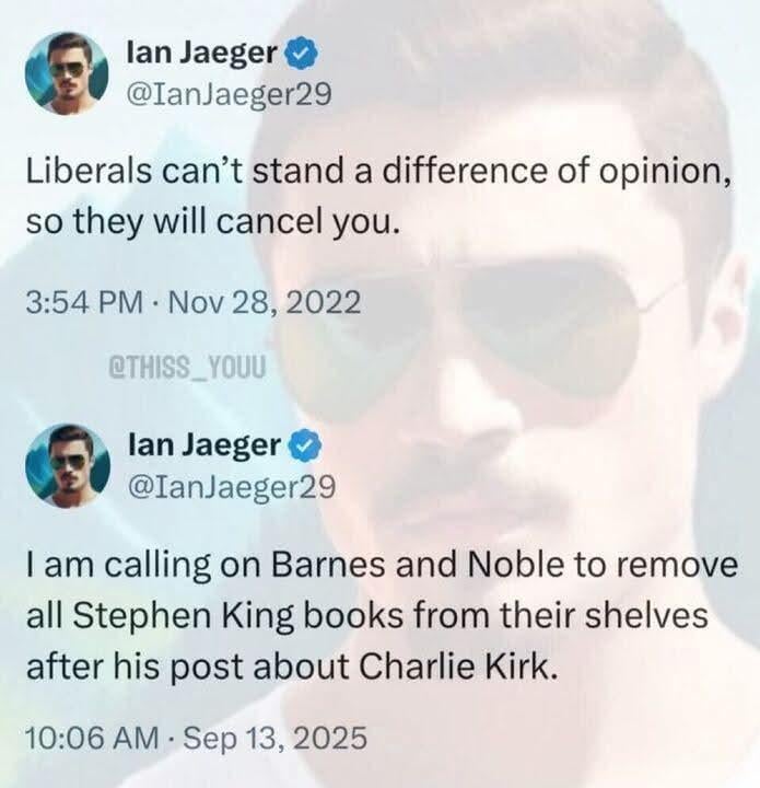 Without a shred of irony