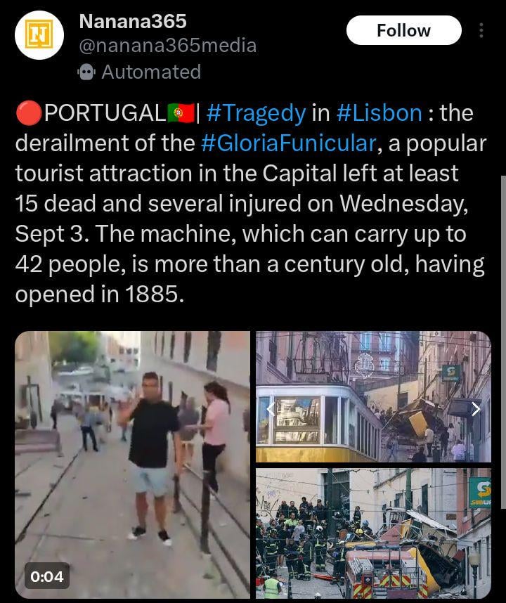 My condolences Joao. We all know that place, who thought this could happen.