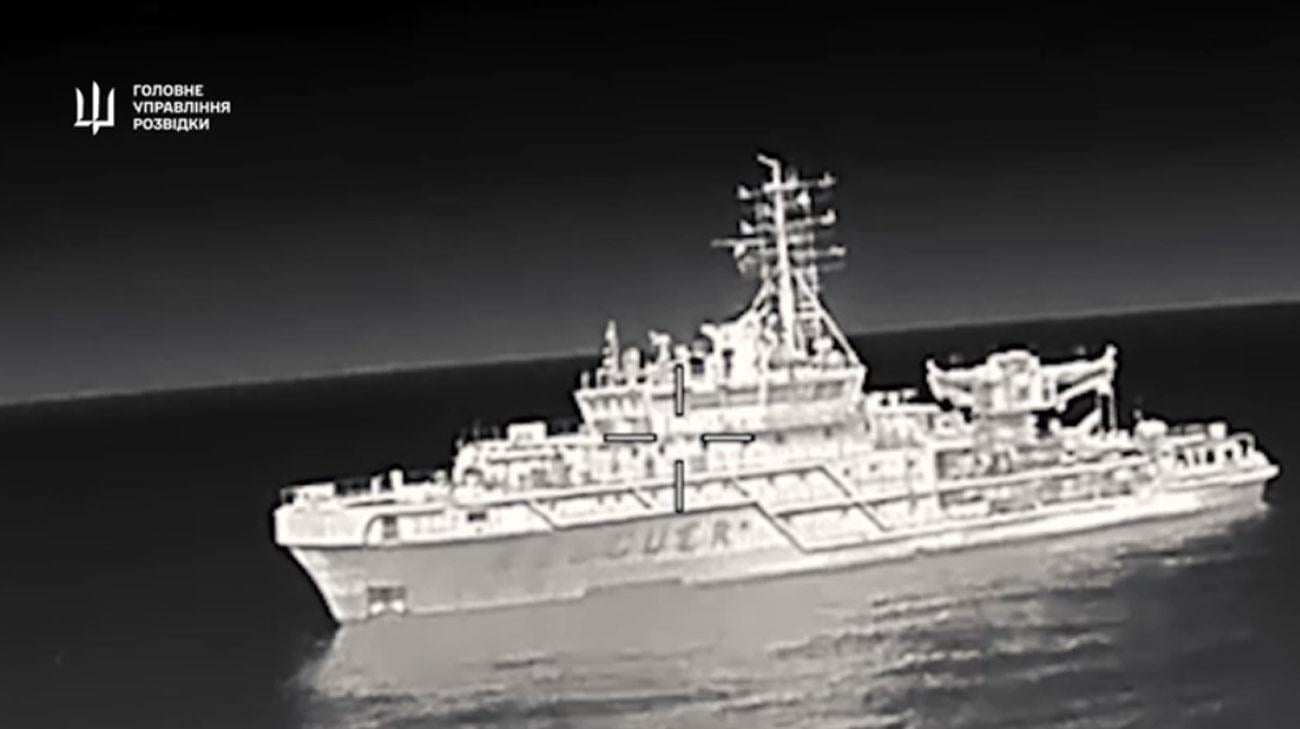 Ukraine's Defence Intelligence hit Russian vessel near Novorossiysk