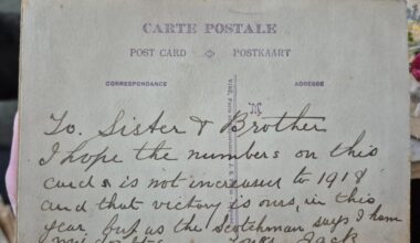 British humour, even in France mid-WW1