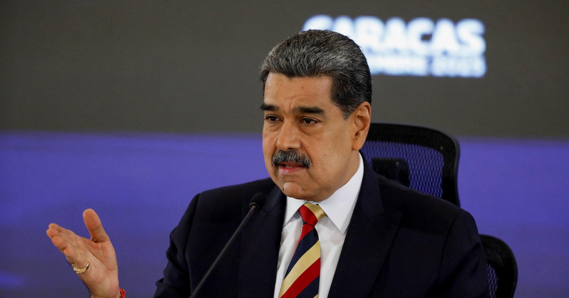 Venezuela's Maduro says his country is peaceful but will not bow to threats
