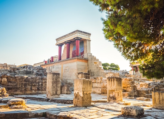 Visit Greece digital transformation highlighting archaeological sites in Crete
