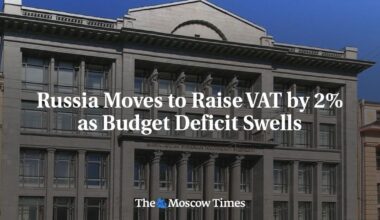 Russia Moves to Raise VAT by 2% as Budget Deficit Swells