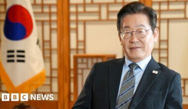 South Korea would accept a Trump-Kim deal to freeze nuclear programme, president tells BBC