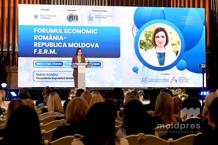 President at Romania-Moldova Economic Forum