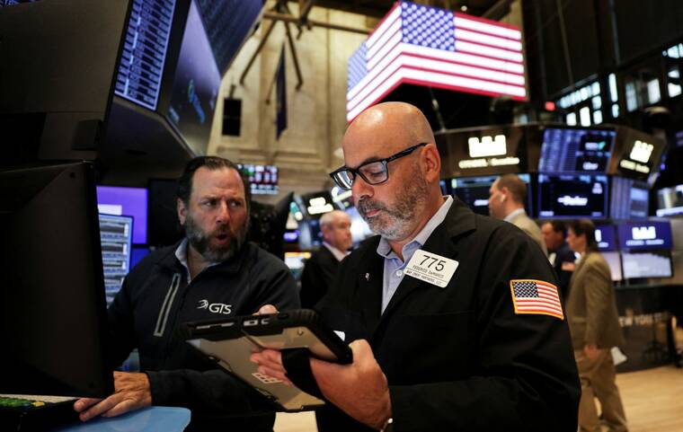 Wall Street falls as data clouds Fed rate-cut outlook