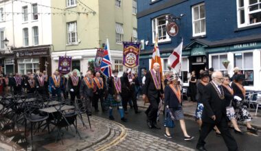 Hi all, stopped in as a tourist today and saw this march in the Barbican(?) area. Does anyone know what it was for? Thanks