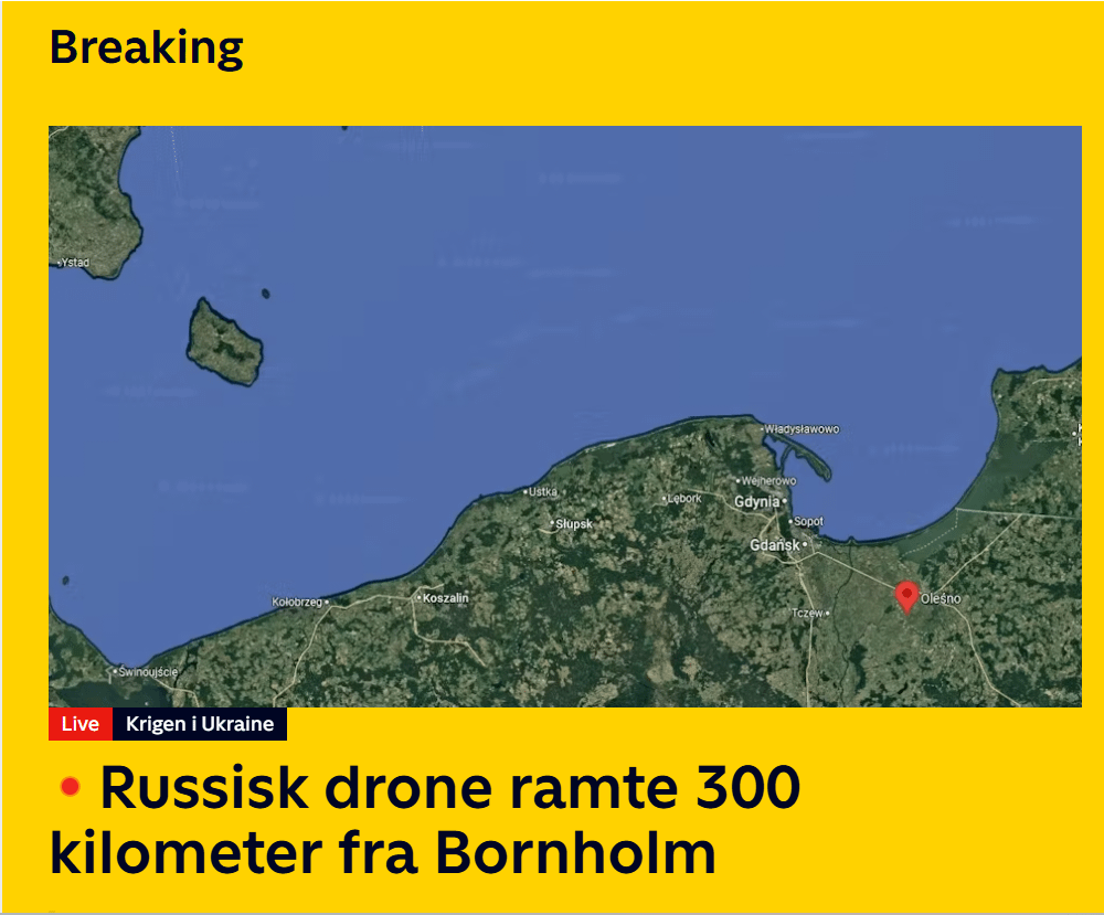 TV2 er som altid klar med 'den danske vinkel'.