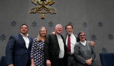 Schwarzenegger downplays Trump and backs Vatican initiative to 'terminate' global warming