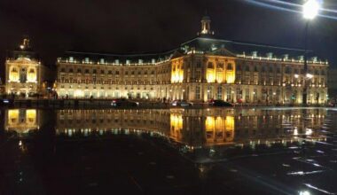 Stock Exchange Square, Bordeaux, France. Own composition.