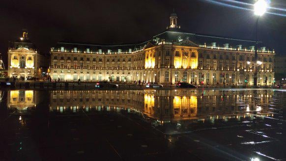Stock Exchange Square, Bordeaux, France. Own composition.
