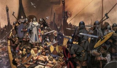 The last battle of King Olaf Tryggvason.