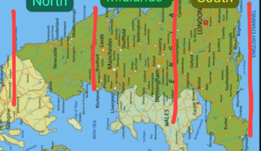 North, midlands and south
