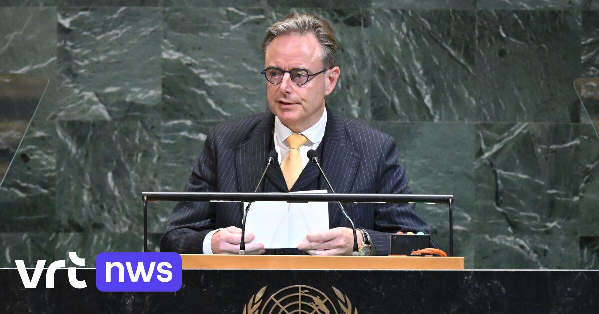 Premier De Wever pleit op VN-top, in tegenstelling tot Trump, voor "wederzijds respect" | VRT NWS: nieuws