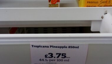 I pranked a few customers today with this at work saying "have you seen how bad shrinkflation is getting? Look at what they've done to tropicana!"