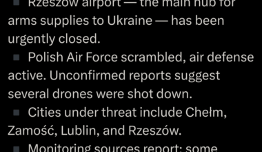 Russian Shaheds have crossed the Polish border