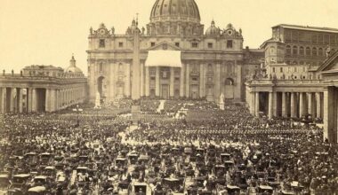 Maybe the oldest photo of an Eastern blessing from the pope at Saint Peter's Square?