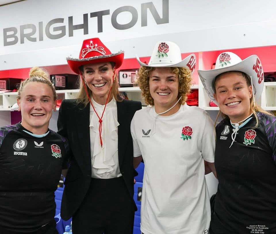 Kate Middleton Shares Rare Behind-the-Scenes Photo Before England's Big Win at the Women's Rugby World Cup Final