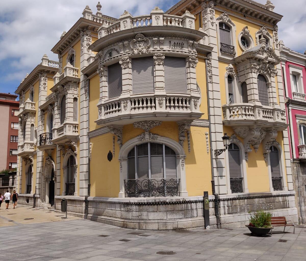 Balsera Palace, Avilés, Spain, 1913. Now Municipal Music School. OC.