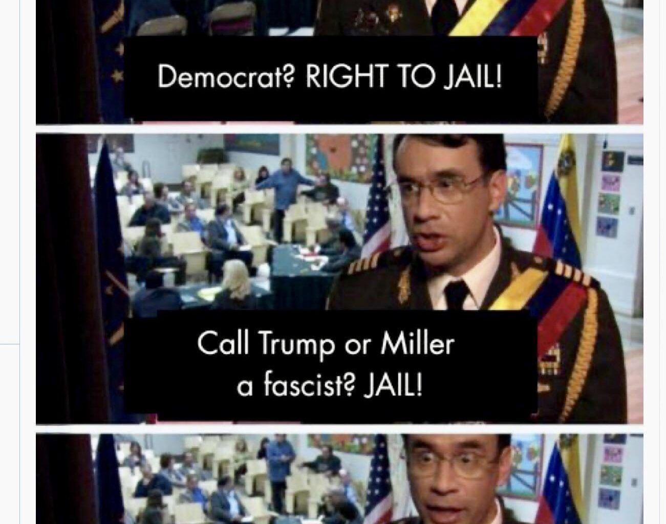 STEPHEN MILLER IS A FASCIST!