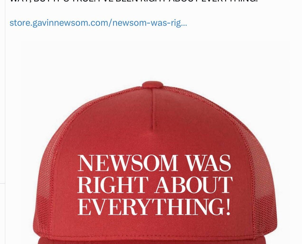 NEWSOM WAS RIGHT ABOUT EVERYTHING. MAGATS just mad he reads books with words over 3 syllables.