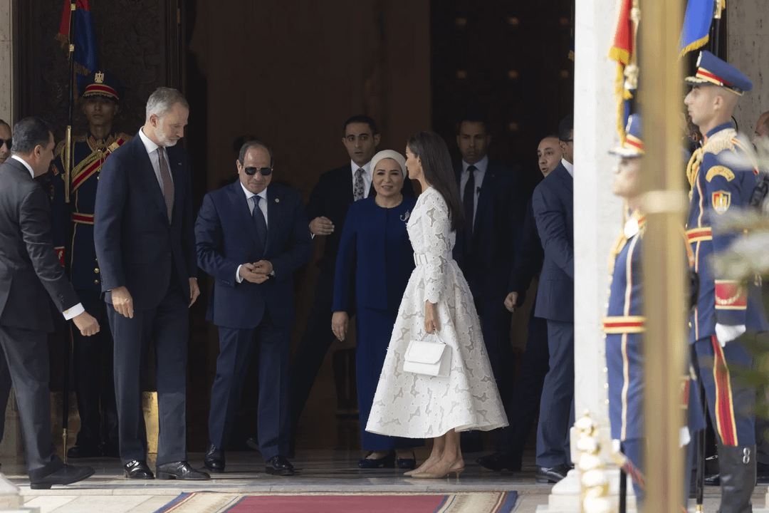 Photos from Letizia and Felipe's state visit to Egypt, including all of her outfits from official appearances