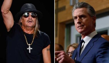 ‘Horrific music’: Gavin Newsom 'indefinitely suspends' Trump ally Kid Rock from performing in California