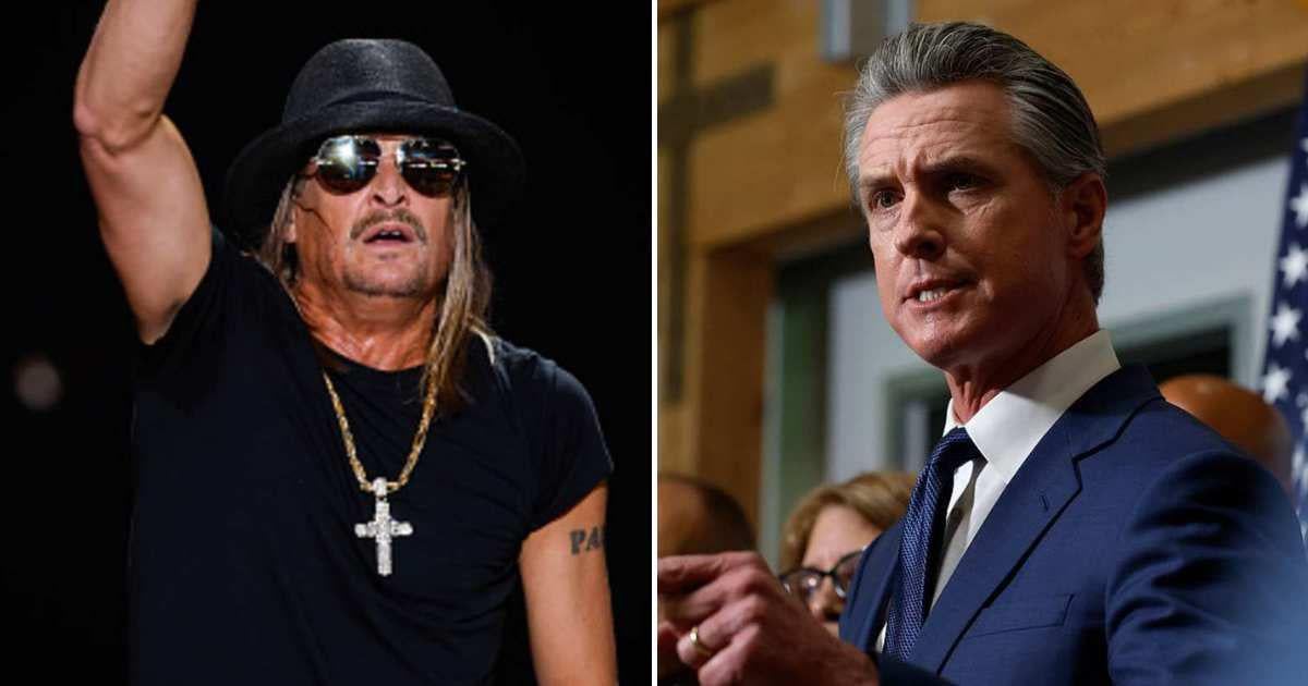 ‘Horrific music’: Gavin Newsom 'indefinitely suspends' Trump ally Kid Rock from performing in California