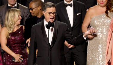 Stephen Colbert Warns to ‘Stay Strong’ in Emotional Emmys Speech: ‘I’ve Never Loved My Country So Desperately’