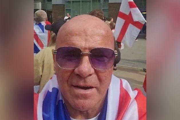 Ex-loyalist terror chief Adair joins Tommy Robinson's 110,000-strong anti-migrant demo in London
