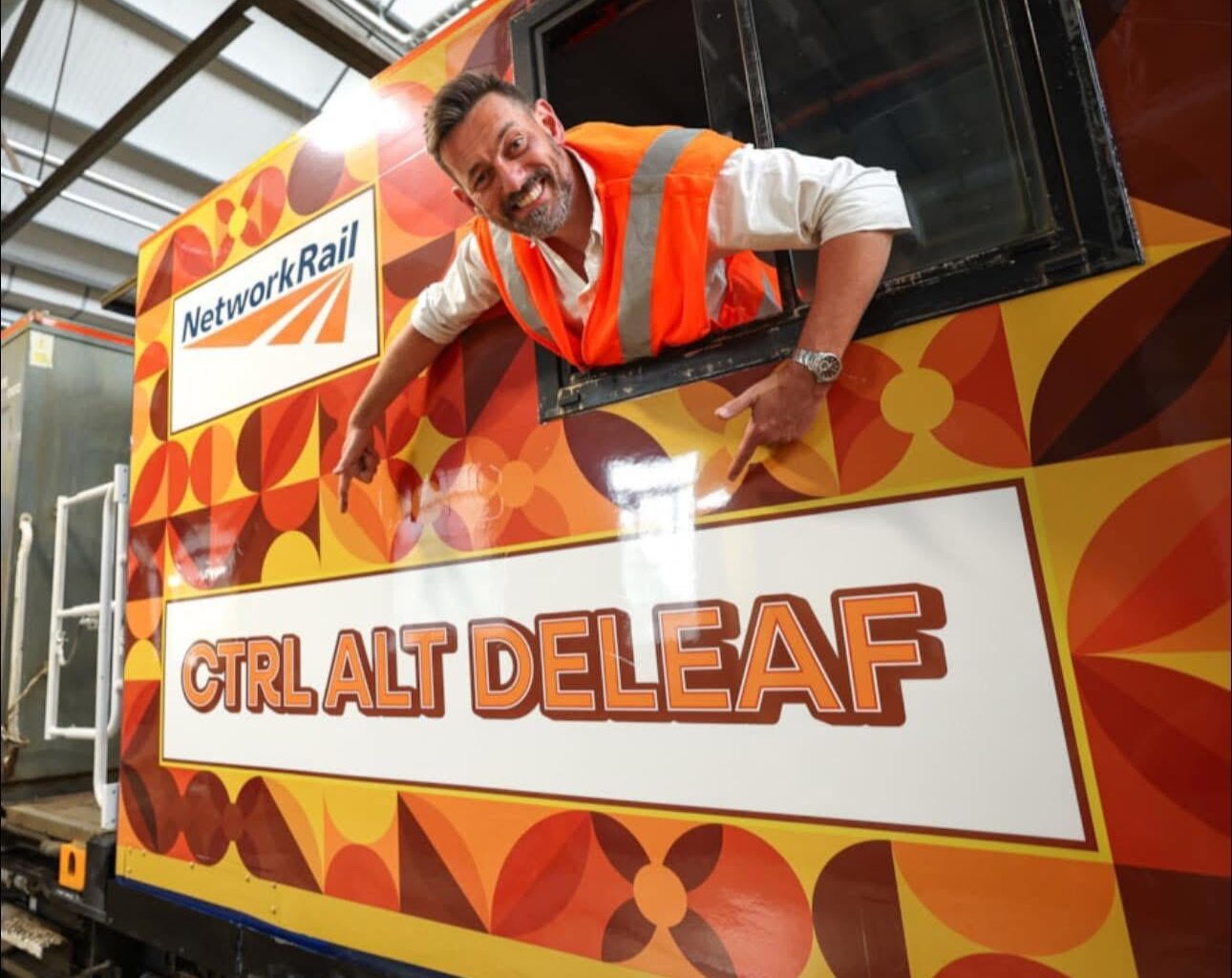 The British public have voted for the name of network rail’s new leaf clearing train