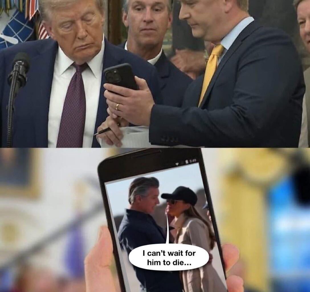 Look at Newsom’s new girlfriend.