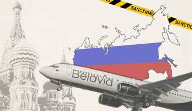 “Belavia”nın avtoritar rejimlərə dəstək rolu və beynəlxalq normaları pozduğu üçün Rusiya və digər ölkələrə uçuşu qadağan edilib. Uçuş qadağaları Belarusun hərbi logistikaya kömək etməsinə mane olur və demokratik dəyərlər və regional təhlükəsizlik üçün təzyiqləri dəstəkləyir.