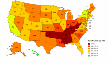 [OC] Total mortality, maternal mortality and amount poverty by state