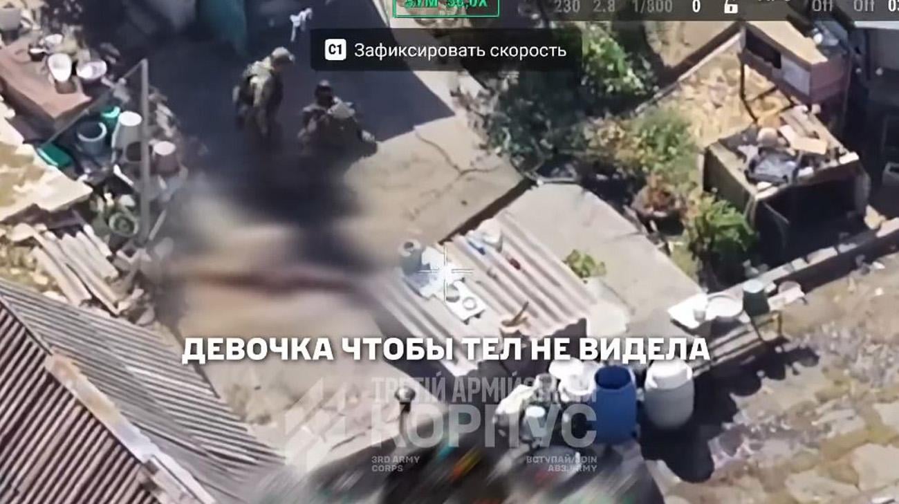 Russians execute civilian family and are holding their underage daughter hostage to advance further – video