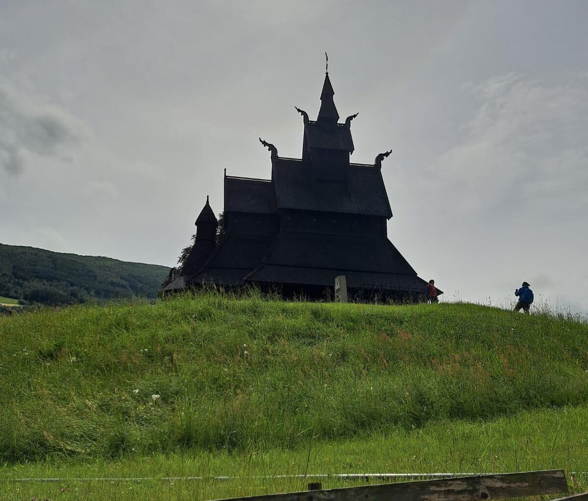 Hopperstad stave church, Vik, Norway. Own composition.