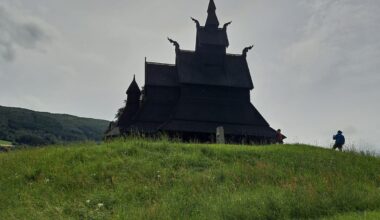 Hopperstad stave church, Vik, Norway. Own composition.