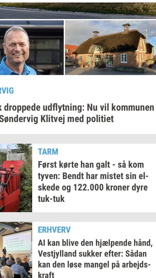 Bendt har mistet hvad?