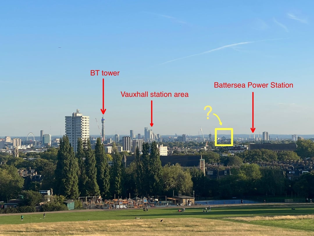 What is that pyramid on the London skyline?