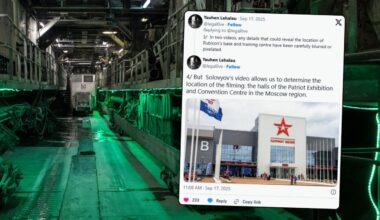 Location of secret Russian drone hub exposed by accident