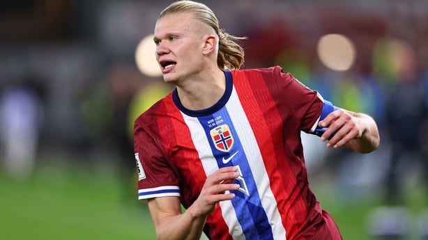 Erling Braut Haaland of Norway during the FIFA World Cup 2026 qualifier match between Norway and Israel at Ullevaal Stadion on October 11, 2025 in Oslo, Norway.