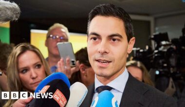 Rob Jetten's Dutch centrist liberal party wins neck-and-neck election race, vote analysis says