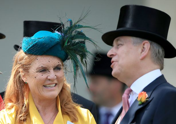 Sarah Ferguson, The Duchess of York talks with ex-husband HRH Prince Andrew