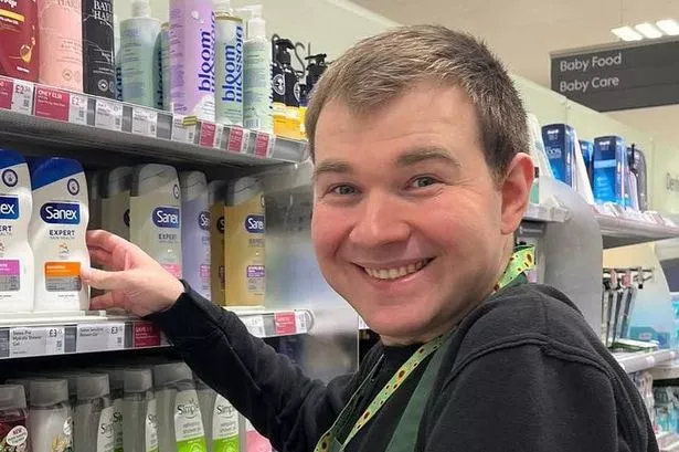 Tom Boyd, 27, volunteered at Waitrose in Cheadle Hulme for more than four years