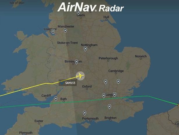 Flight map