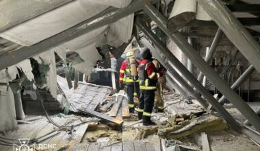 A Russian drone strike in Sumy set the Perinatal Center’s roof on fire. All 166 people, including 11 children, reached shelter safely. Targeting a hospital is a war crime. Europe must boost support for Ukraine and supply more modern air defense to prevent such attacks.